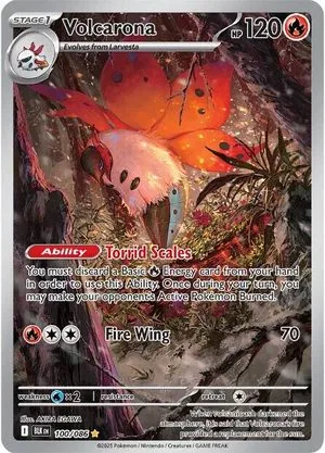 Volcarona, English Pokemon card