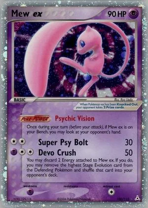 Mew EX, English Pokemon card