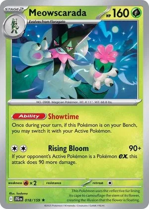 Meowscarada, English Pokemon card