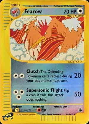 Fearow [Reverse Holo], English Pokemon card