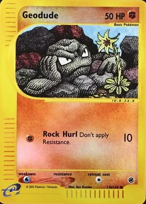 Geodude [Reverse Holo], English Pokemon card
