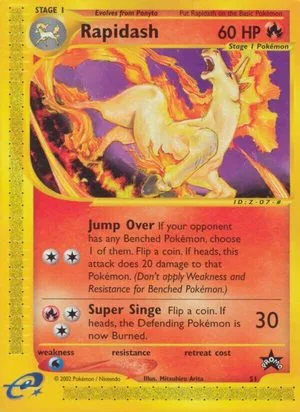 Rapidash, English Pokemon card