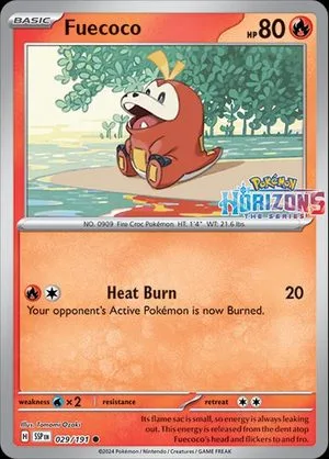 Fuecoco [Horizons], English Pokemon card
