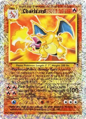 Charizard [Reverse Holo], English Pokemon card