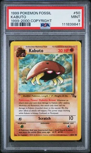 Kabuto [1999-2000], English Pokemon card