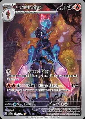 Ceruledge, English Pokemon card