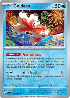 Goldeen [Master Ball], English Pokemon card