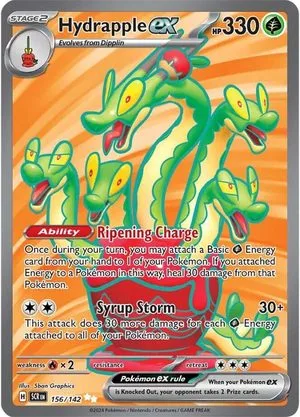 Hydrapple ex, English Pokemon card