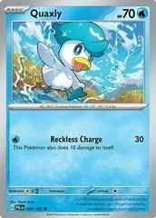 Quaxly [Holo], English Pokemon card