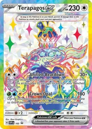 Terapagos ex, English Pokemon card