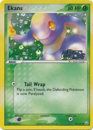 Ekans [Reverse Holo], English Pokemon card