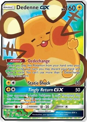 Dedenne GX, English Pokemon card