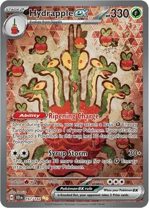 Hydrapple ex, English Pokemon card
