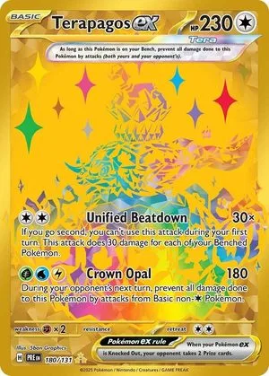 Terapagos ex, English Pokemon card