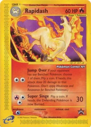 Rapidash [Pokemon Center NY], English Pokemon card