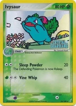 Ivysaur [Reverse Holo], English Pokemon card