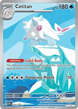 Cetitan, English Pokemon card