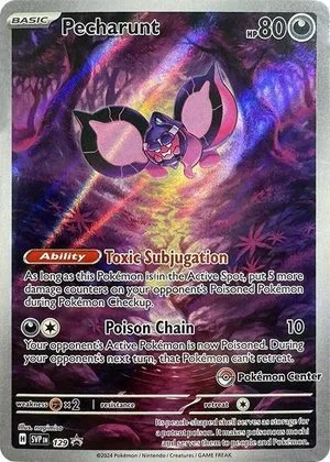 Pecharunt [Pokemon Center], English Pokemon card