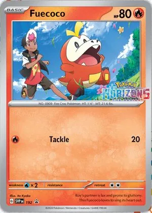 Fuecoco, English Pokemon card
