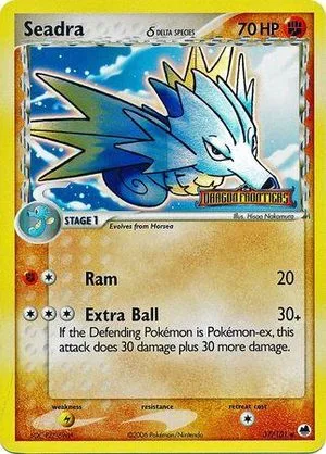 Seadra [Reverse Holo], English Pokemon card