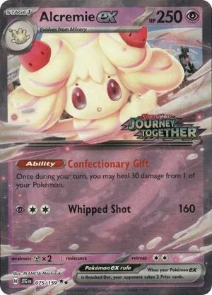 Alcremie ex [Stamped], English Pokemon card