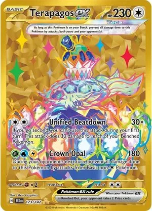Terapagos ex, English Pokemon card