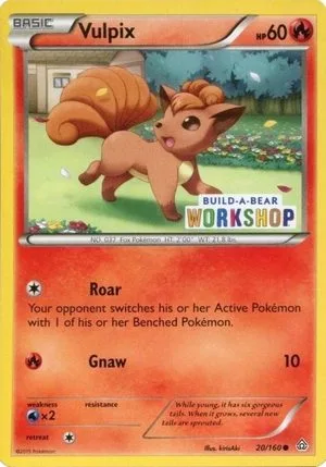 Vulpix [Build-a-Bear], English Pokemon card
