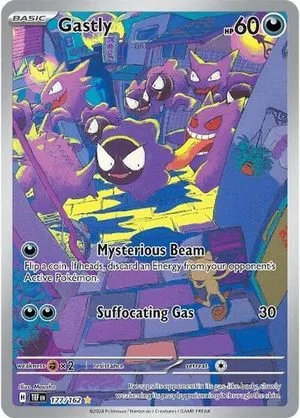 Gastly, English Pokemon card