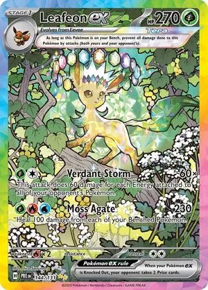 Leafeon ex, English Pokemon card
