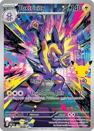 Toxtricity, English Pokemon card