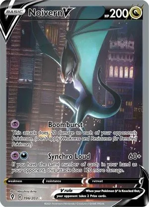 Noivern V, English Pokemon card