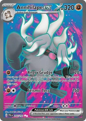 Annihilape ex, English Pokemon card