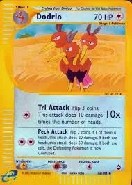 Dodrio [Reverse Holo], English Pokemon card