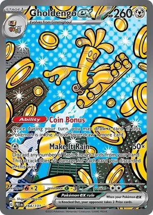 Gholdengo ex, English Pokemon card