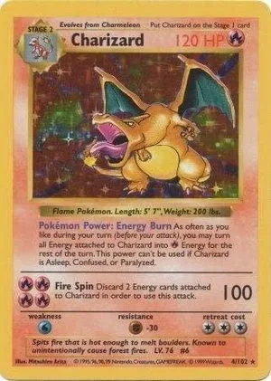 Charizard [Shadowless], English Pokemon card
