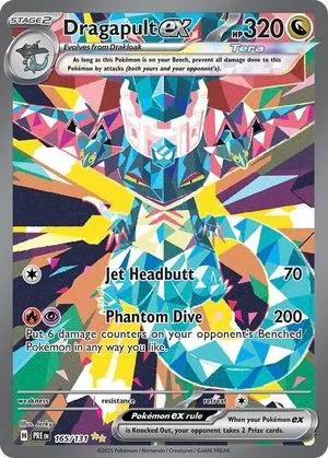 Dragapult ex, English Pokemon card