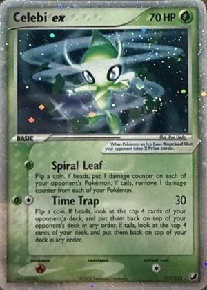 Celebi EX, English Pokemon card