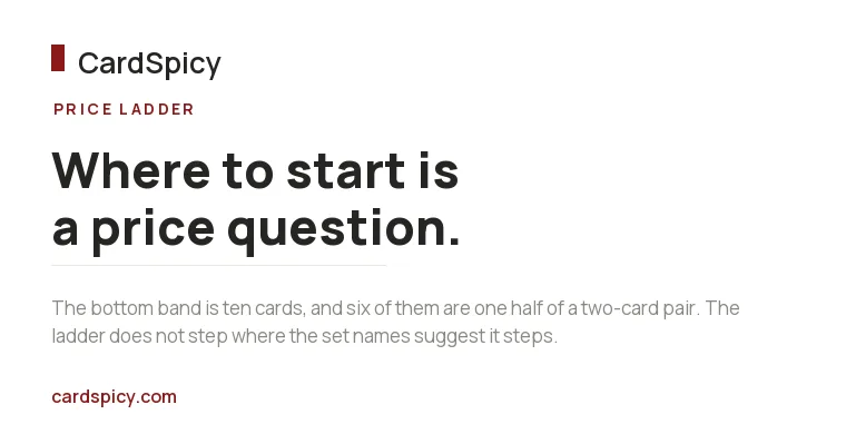 CardSpicy card on choosing a first Simplified Chinese card by price band