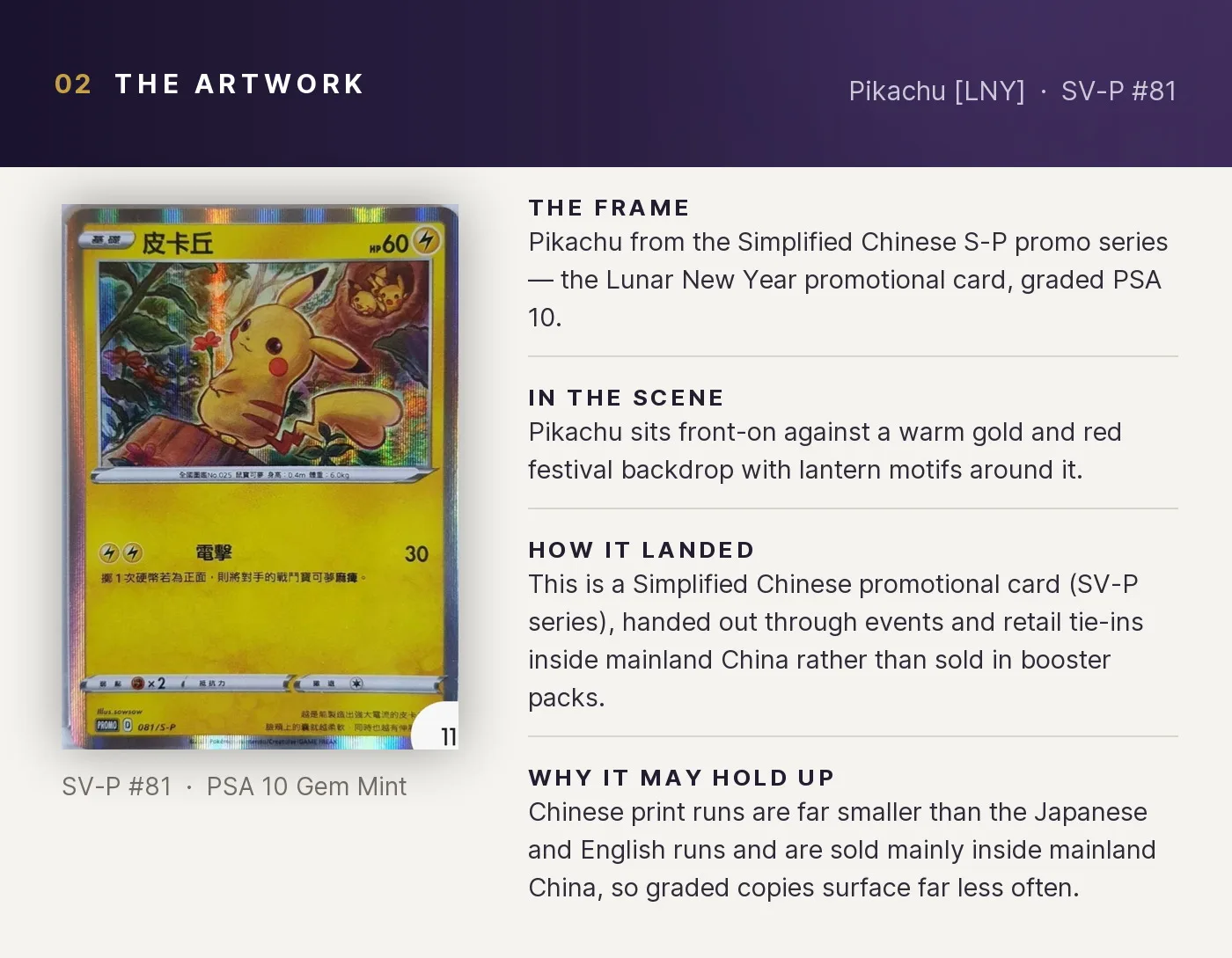 Pikachu [LNY] — artwork breakdown for SV-P #81 (SV-P Promo).