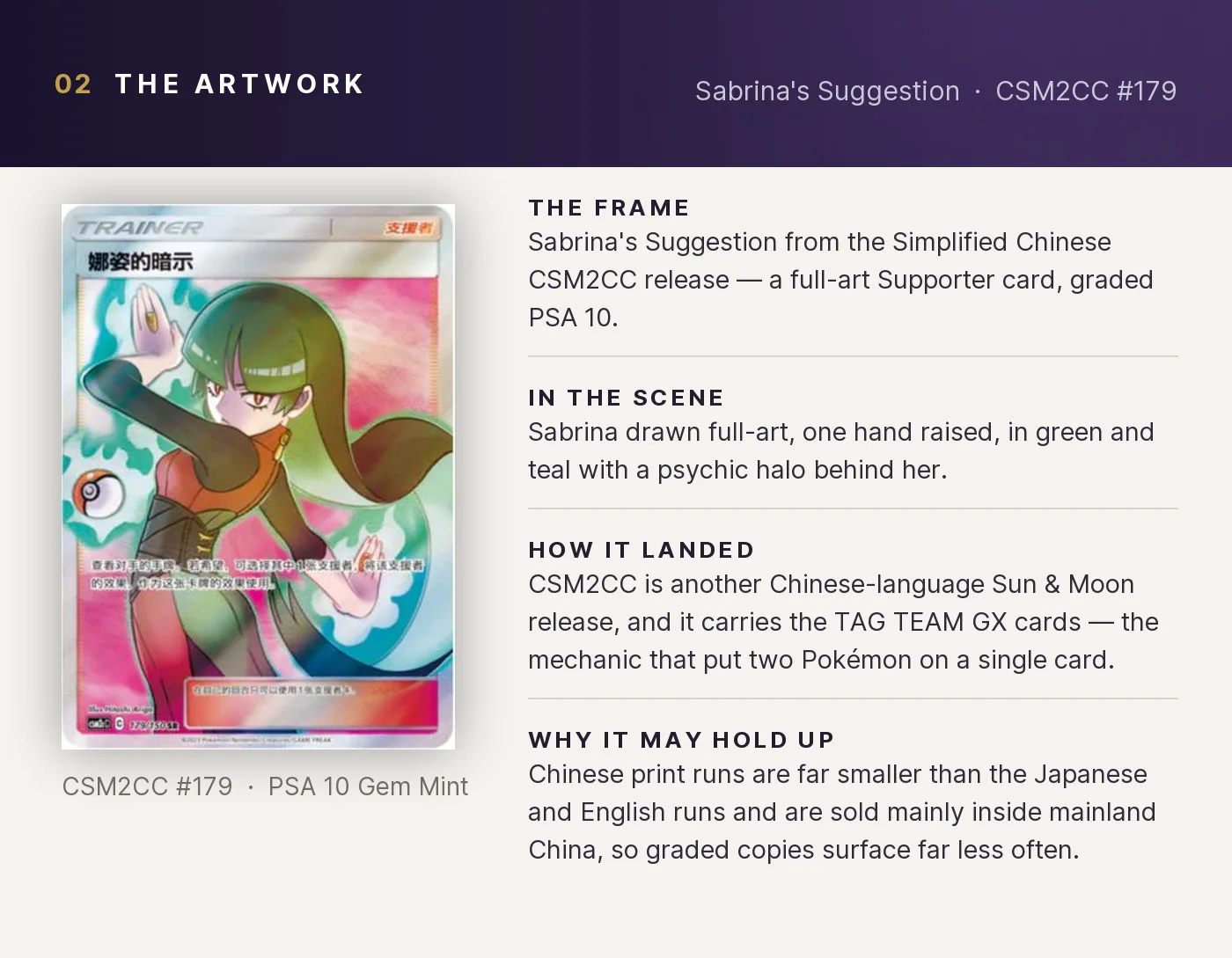 Sabrina's Suggestion — artwork breakdown for CSM2CC #179 (CSM2CC).