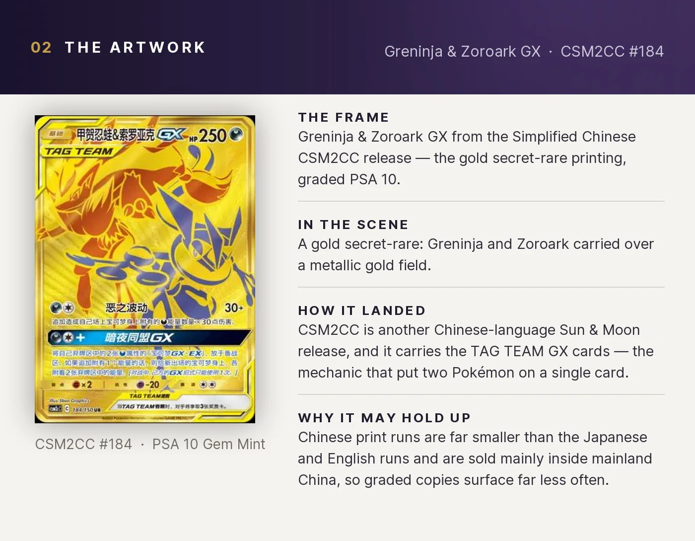 Greninja & Zoroark GX — artwork breakdown for CSM2CC #184 (CSM2CC).