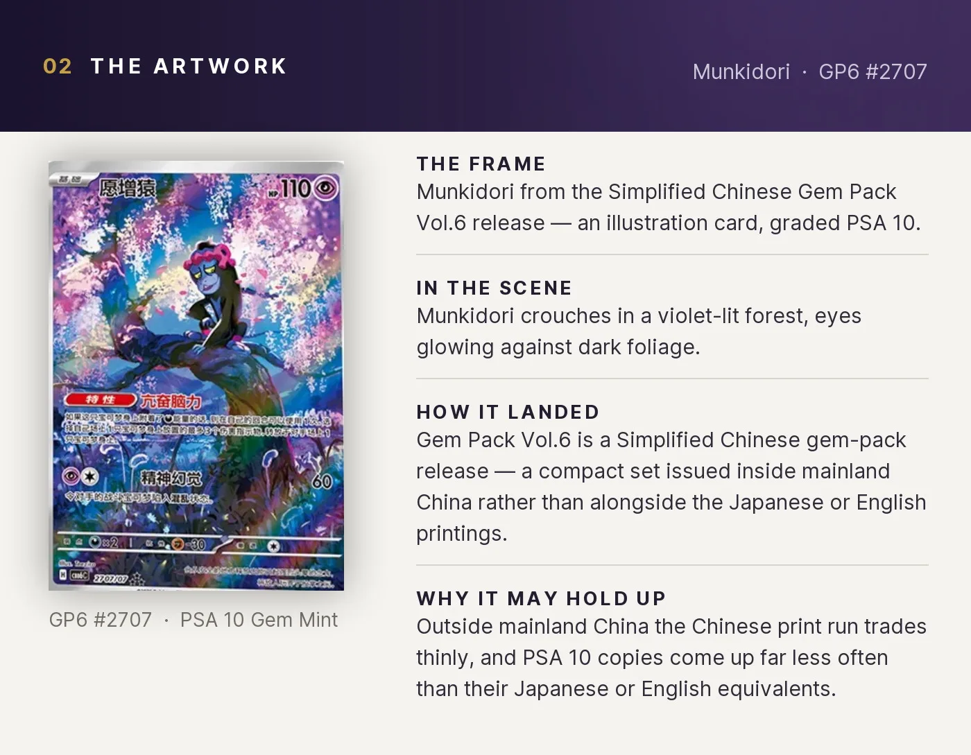 Munkidori — artwork breakdown for GP6 #2707 (Gem Pack Vol.6).