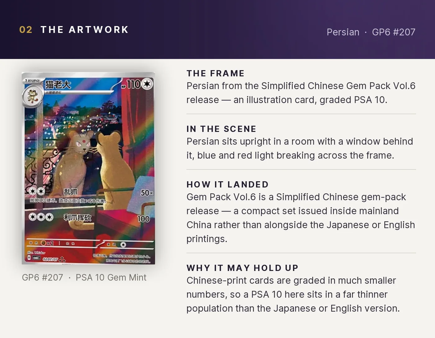 Persian — artwork breakdown for GP6 #207 (Gem Pack Vol.6).