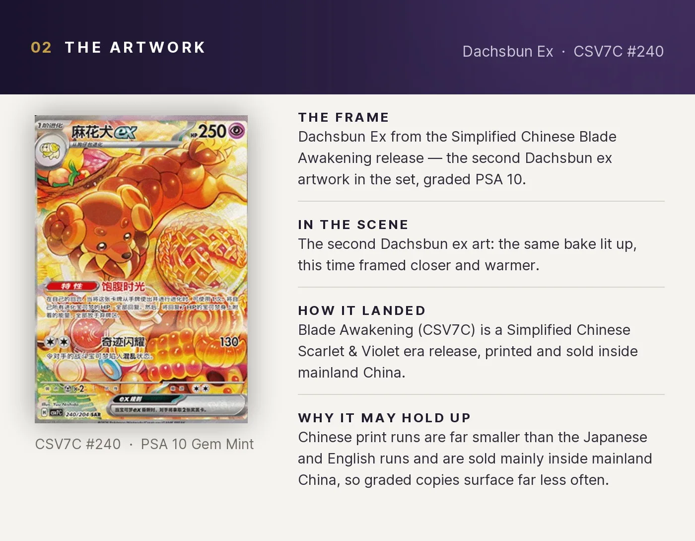 Dachsbun Ex — artwork breakdown for CSV7C #240 (Blade Awakening).
