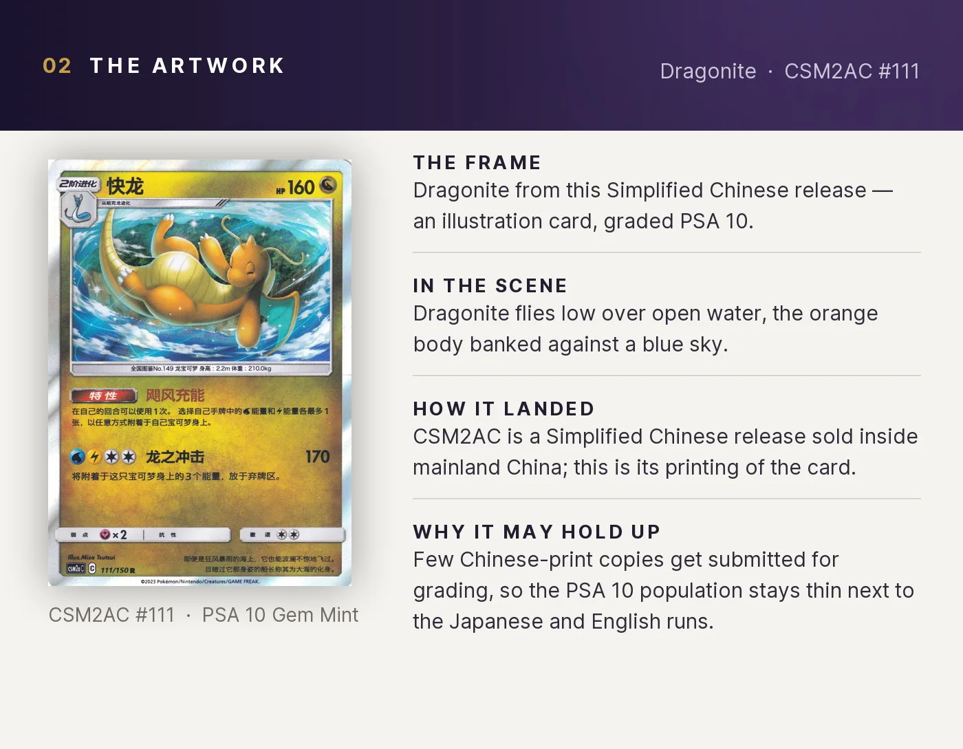 Dragonite — artwork breakdown for CSM2AC #111 (CSM2AC).