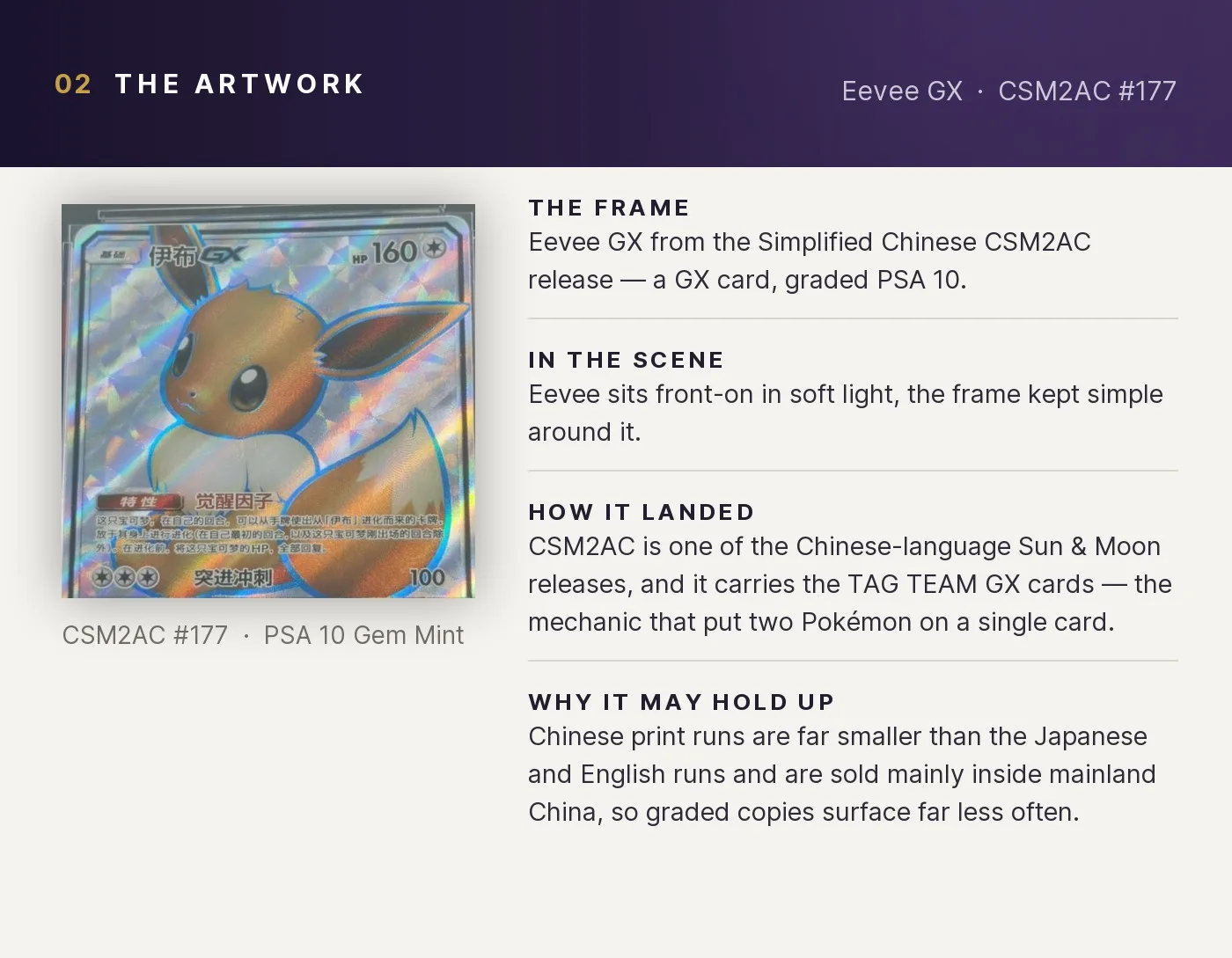 Eevee GX — artwork breakdown for CSM2AC #177 (CSM2AC).