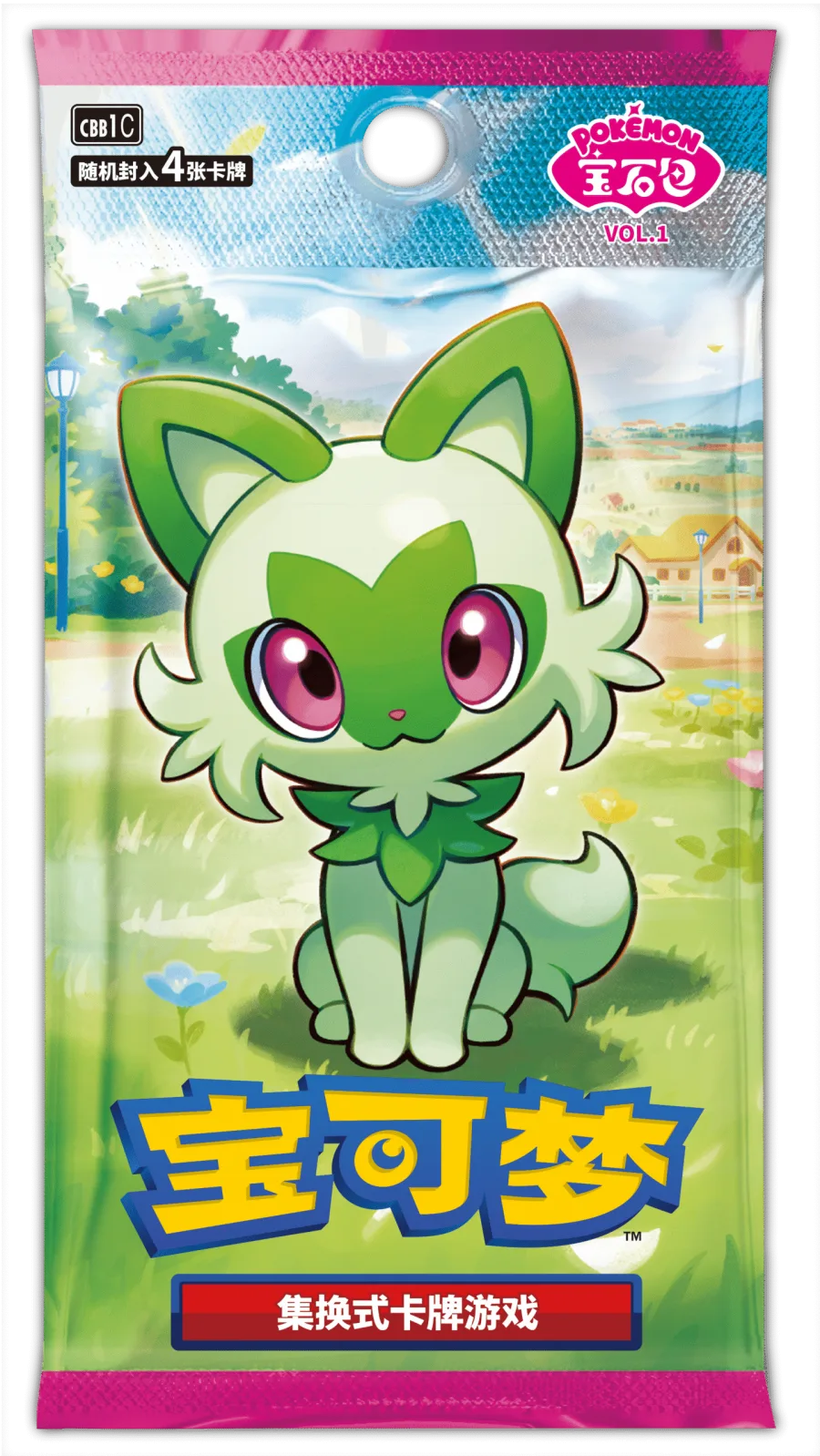 Pokemon TCG Gem Pack Vol.1 Booster Pack Simplified Chinese Sealed - Image 2