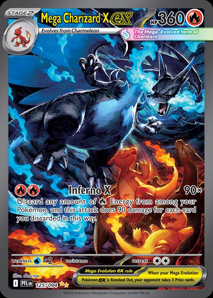 Mega Charizard X ex Special Illustration Rare full-bleed card