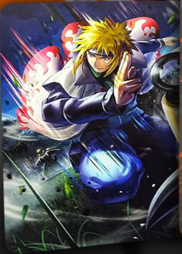Minato Namikaze artwork preview shown at Gen Con 2026