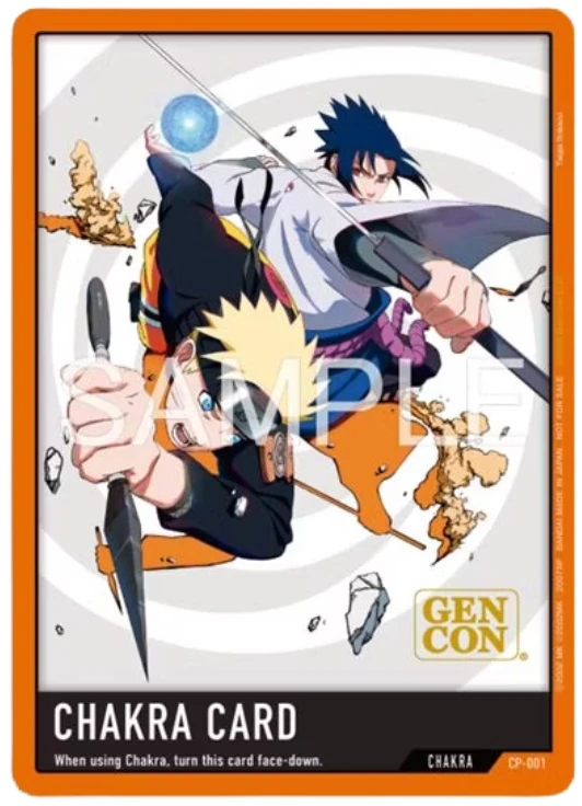 CP-001 Chakra Card in the Gen Con 2026 version